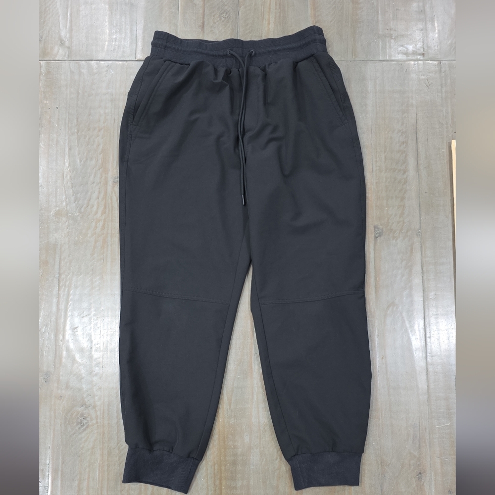 Stretchtech Men's Water Repellent Black Jogger Pants #A2509-0020